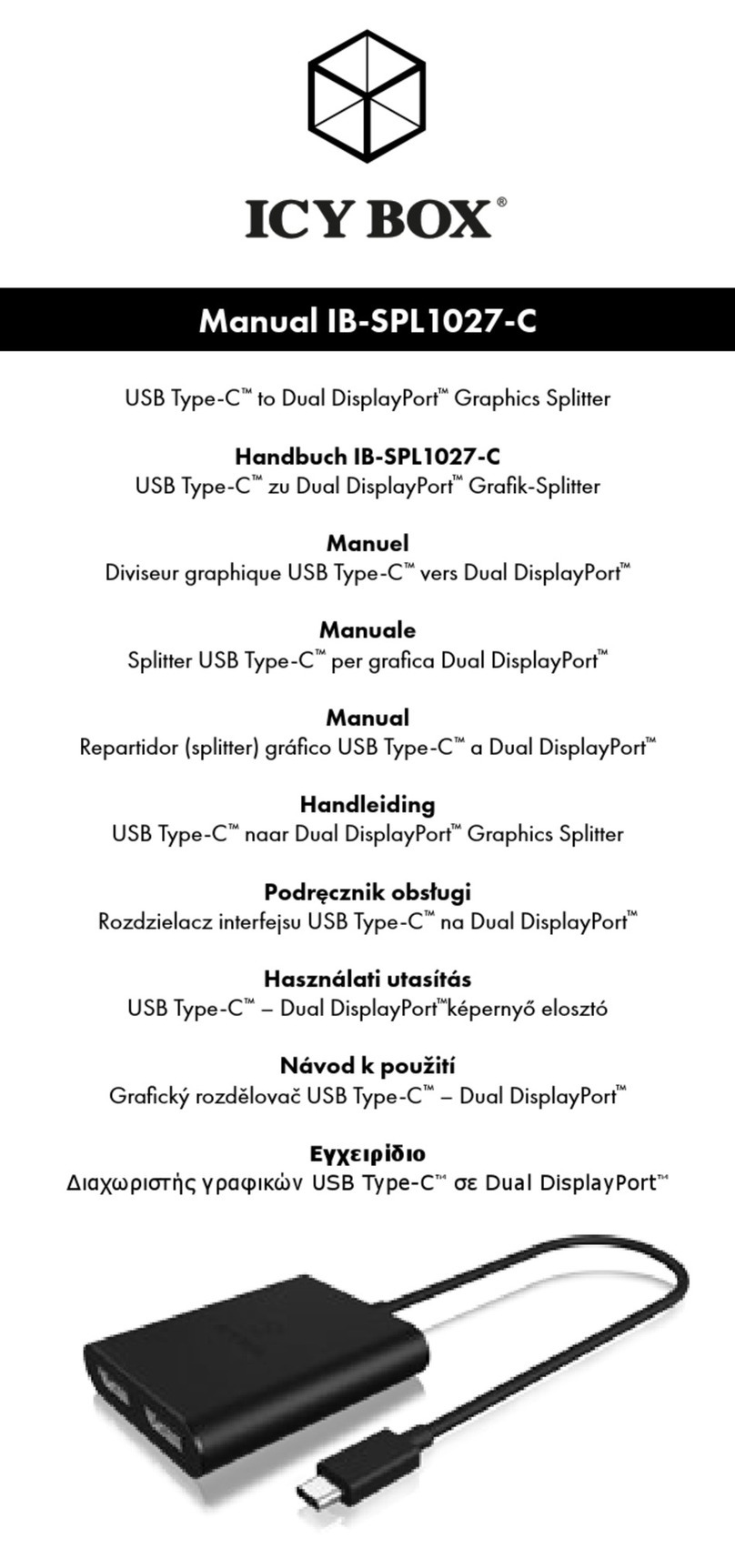 Icy Box IB-SPL1027-C manual