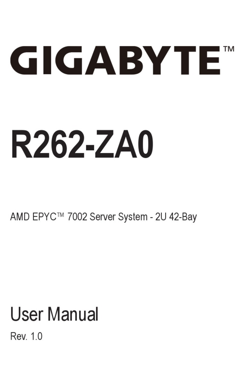 Gigabyte R262-ZA0 User manual