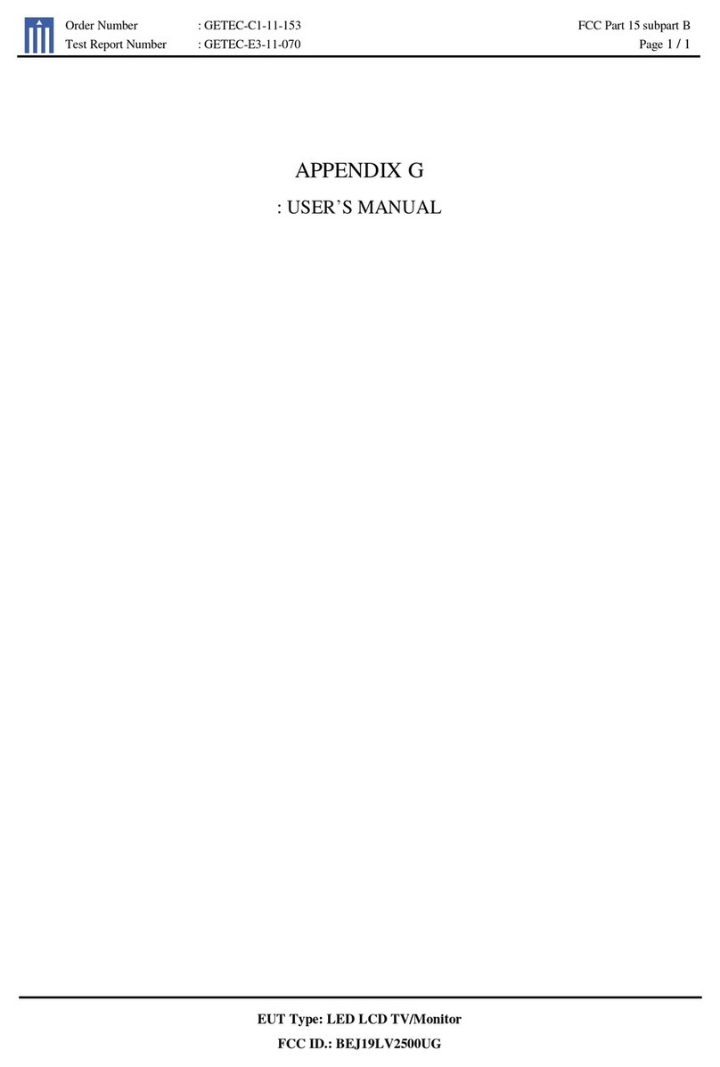 LG 22LV255C owner's manual