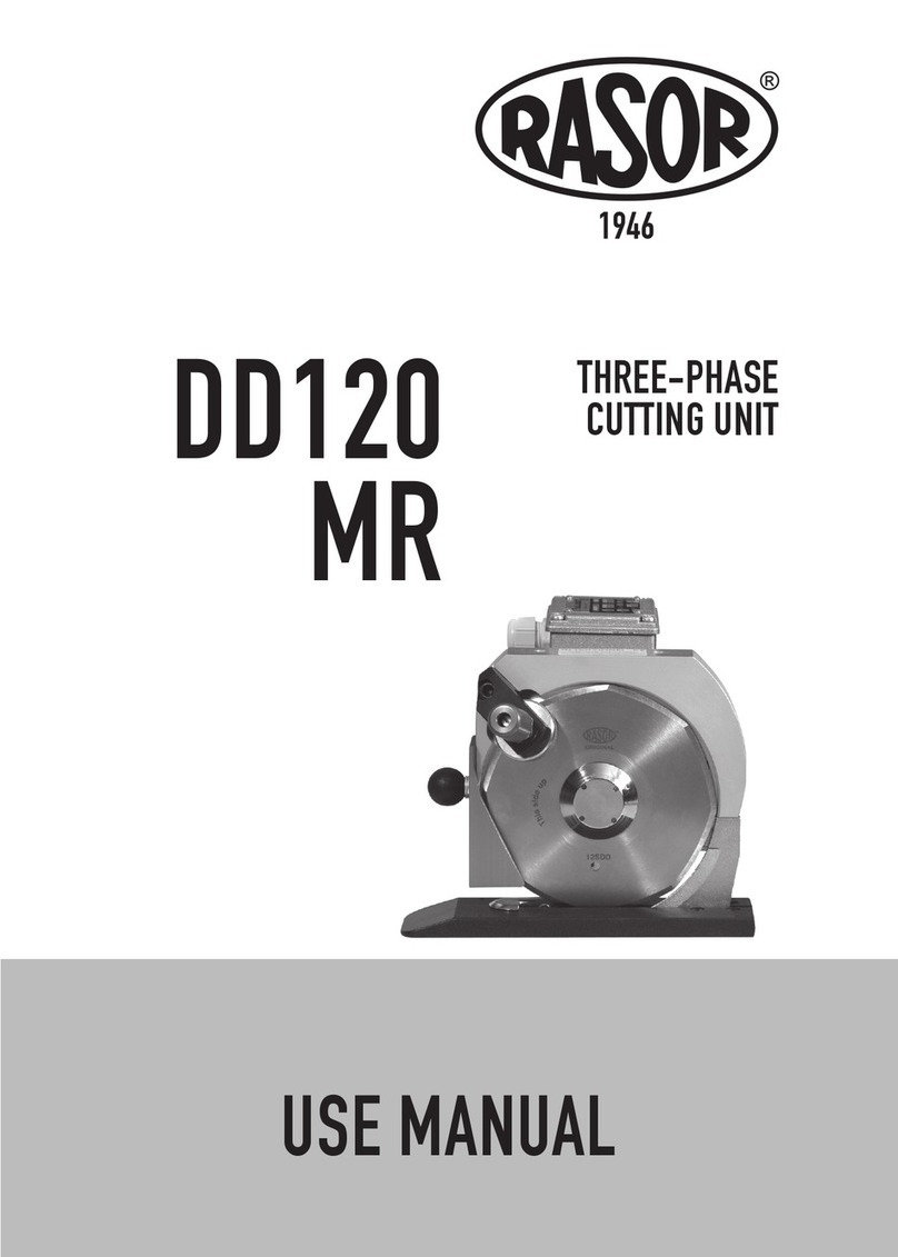 RASOR DD120 User manual RASOR DD120 User manual