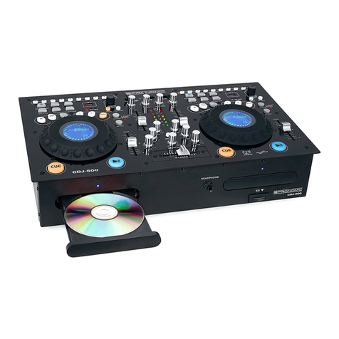 Pronomic CDJ-500 user manual