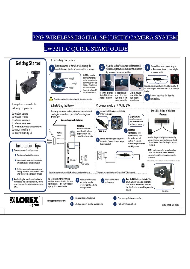 FLIR Lorex LW3211-C User manual