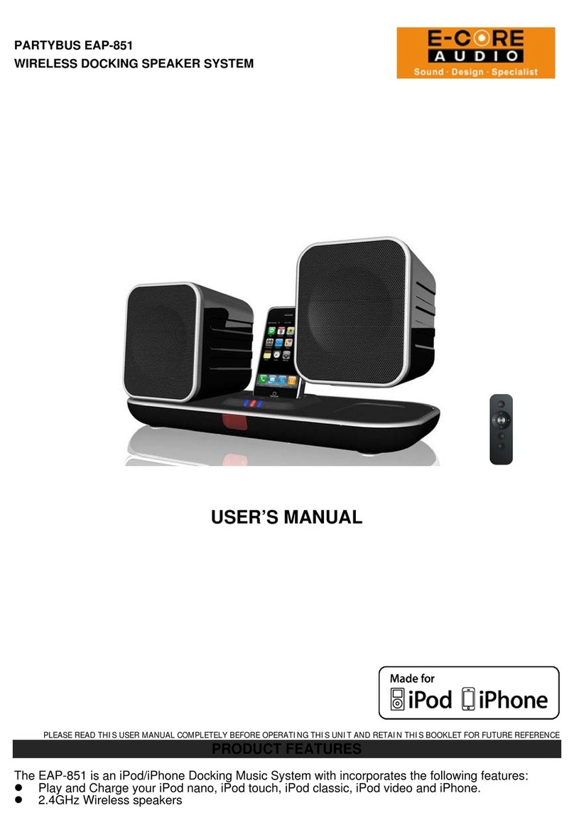 E-Core PARTYBUS EAP-851 user manual