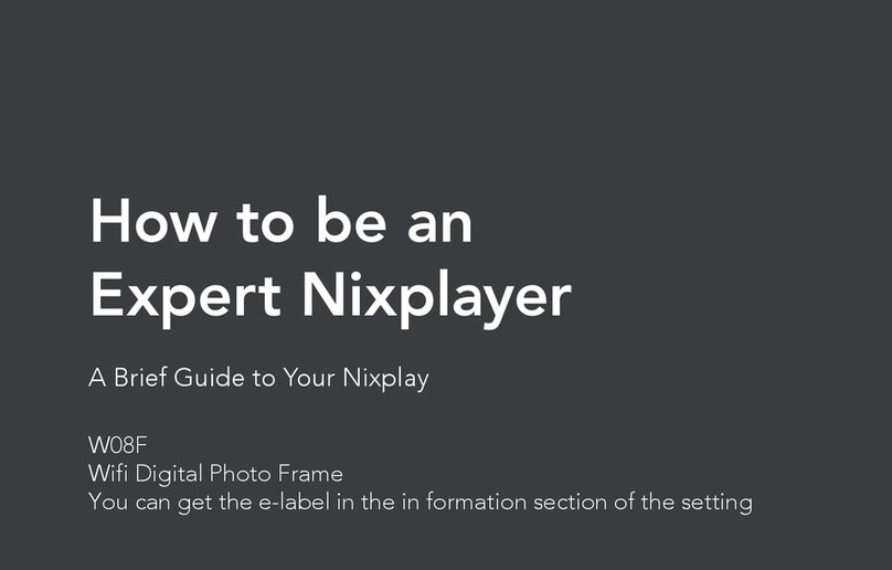 Nixplay W08F Reference guide