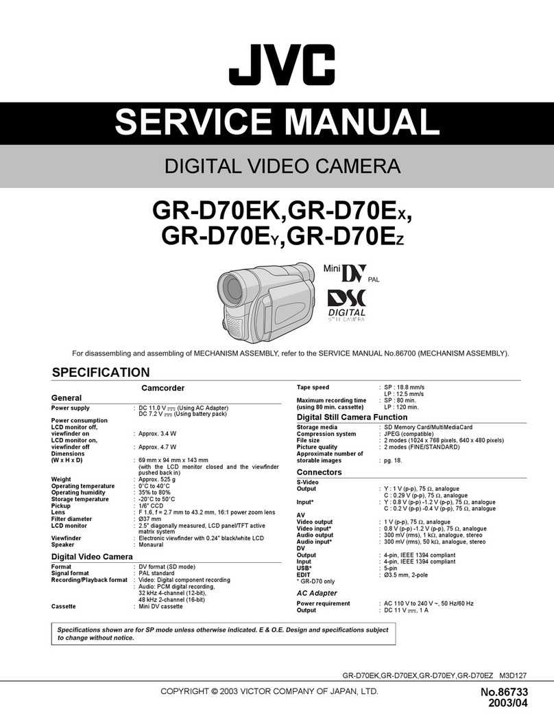 JVC GR-D70EX User manual