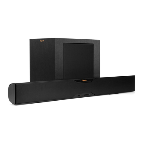 Klipsch RCS123 User manual
