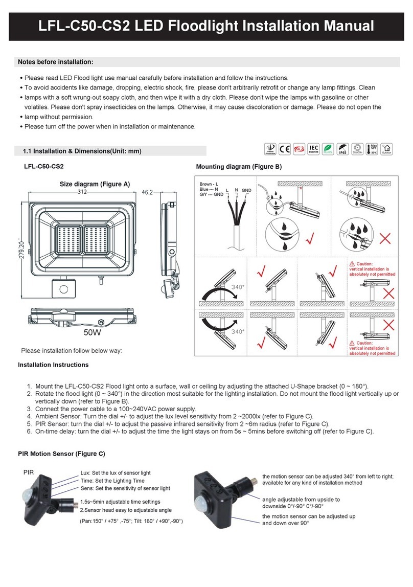 RHINO LFL-C50-CS2 installation manual