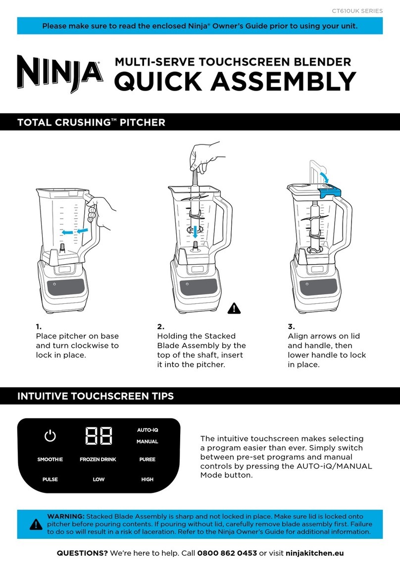 Ninja CT610UK User manual Ninja CT610UK User manual