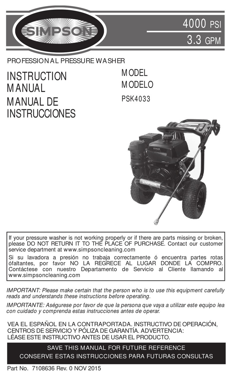 Simpson PSK4033 instruction manual