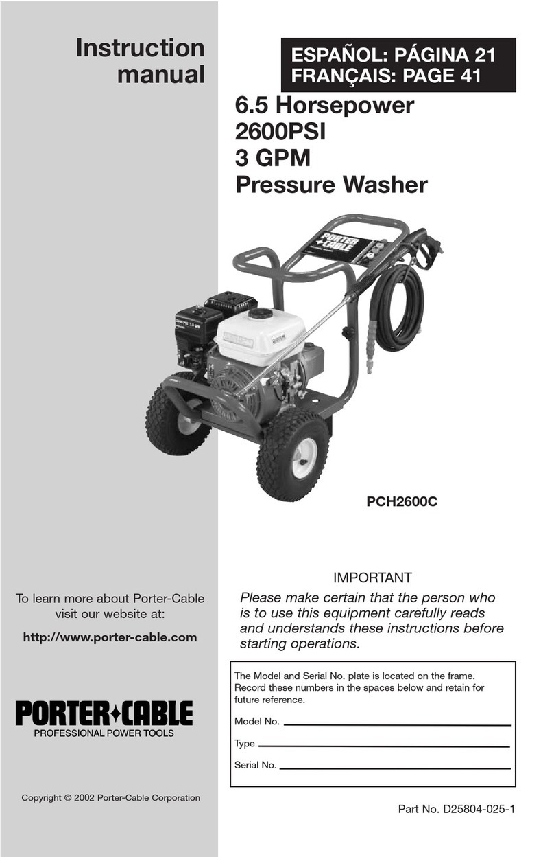 Porter-Cable PCH2600C instruction manual