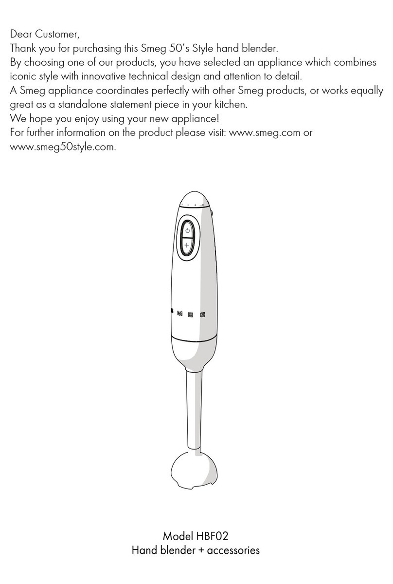 Smeg HBF02BLEU User manual