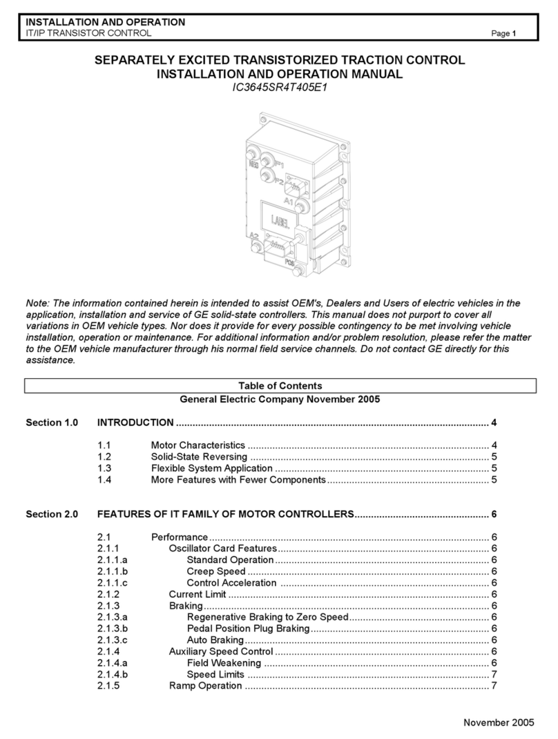 GE IC3645SR4T405E1 Installation and operation manual GE IC3645SR4T405E1 Installation and operation manual