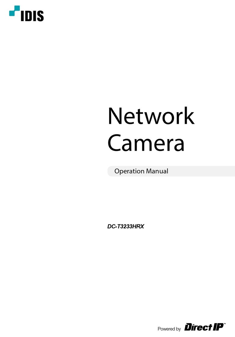 Idis DC-T3233HRX User manual Idis DC-T3233HRX User manual