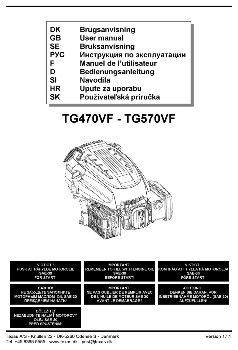 Texas TG470VF user manual