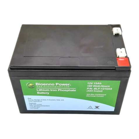 Bioenno Power BLF-1215AS User manual