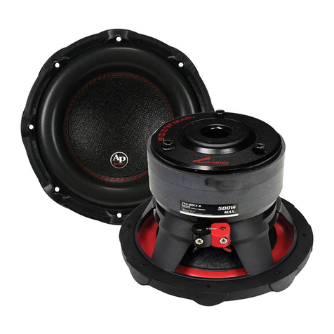 Audiopipe TXX-BDC3-8 User manual