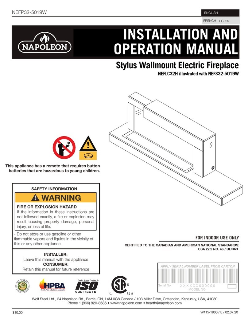 Napoleon NEFP32-5320BW User manual
