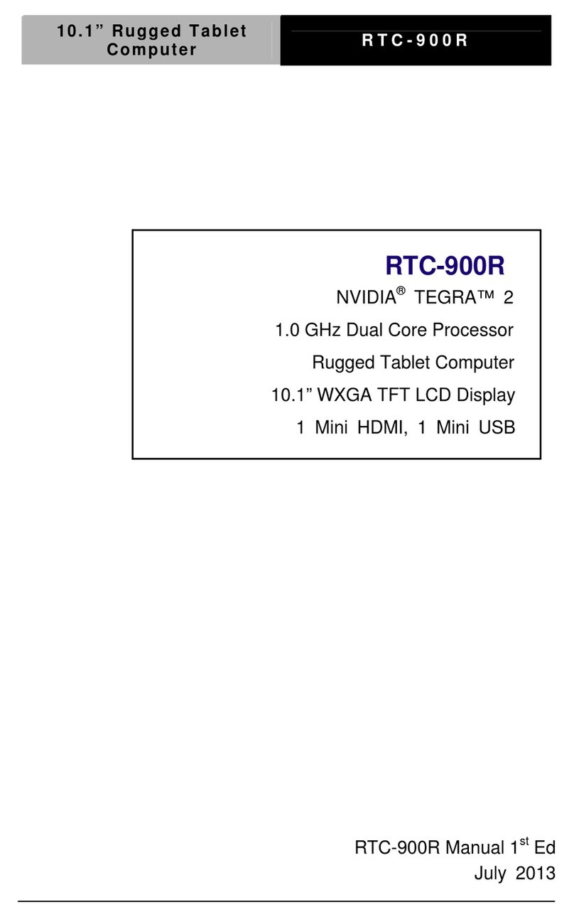 Aaeon RTC-900R User manual Aaeon RTC-900R User manual
