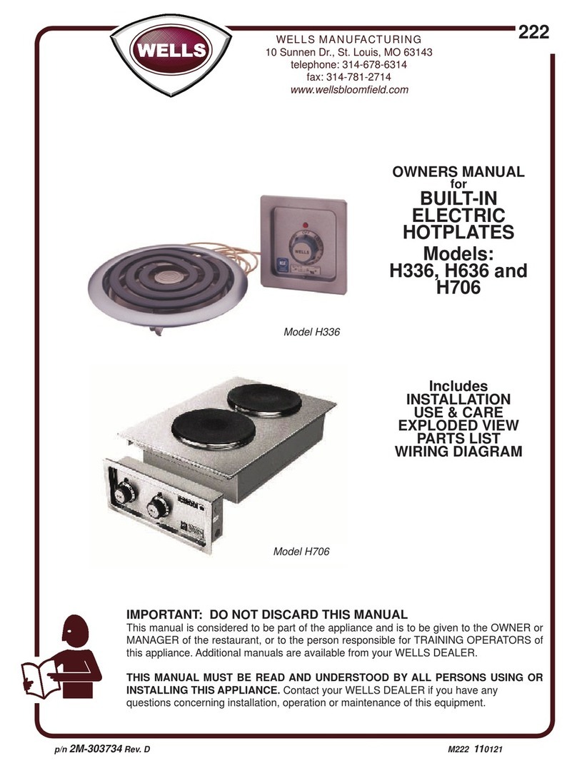 Wells H-706 owner's manual