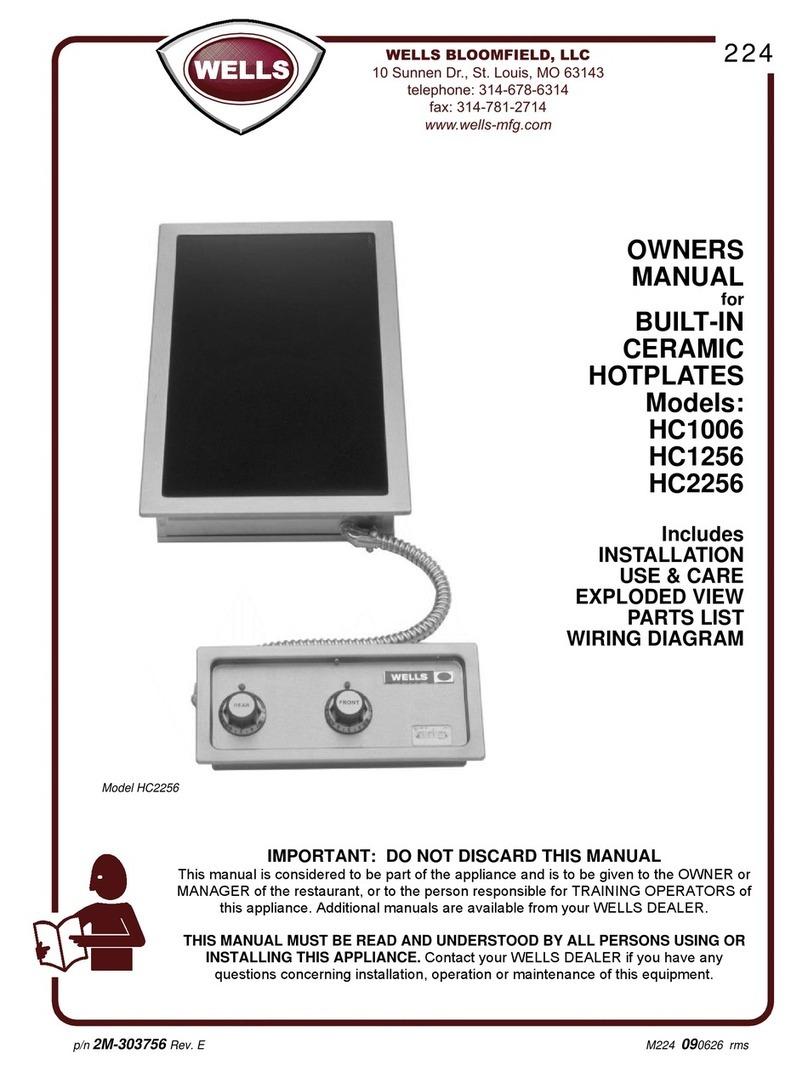 Wells HC-1256 User manual