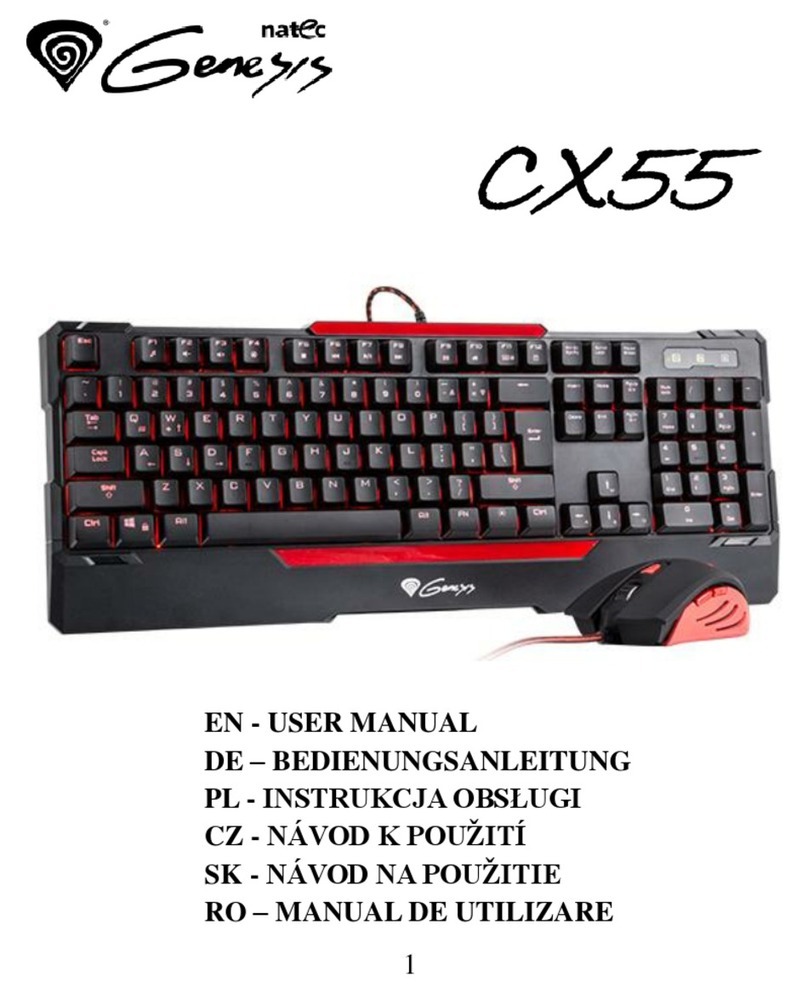 Natec Genesis CX55 user manual