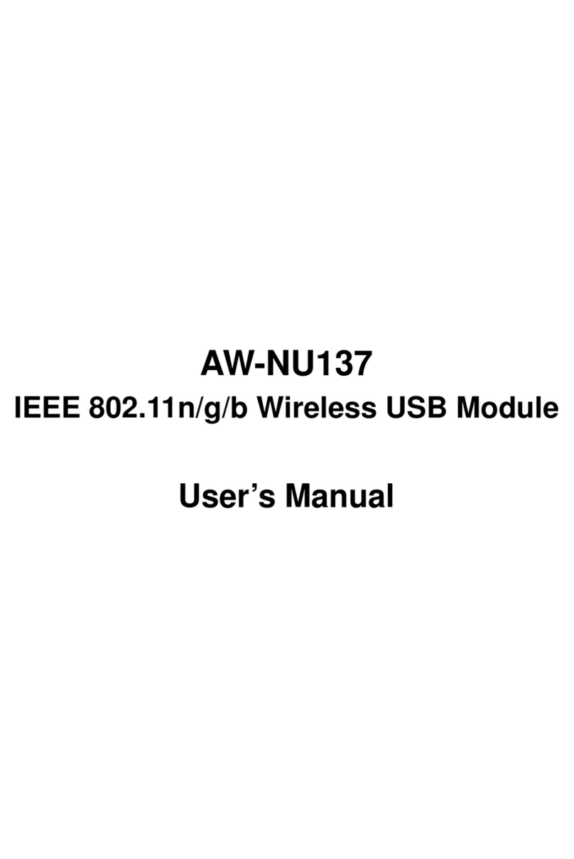 AzureWave AW-NU137 user manual