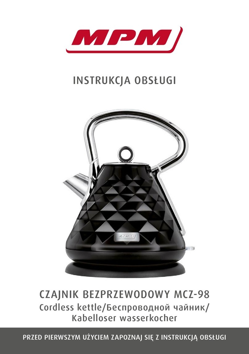 MPM MCZ-98 User manual