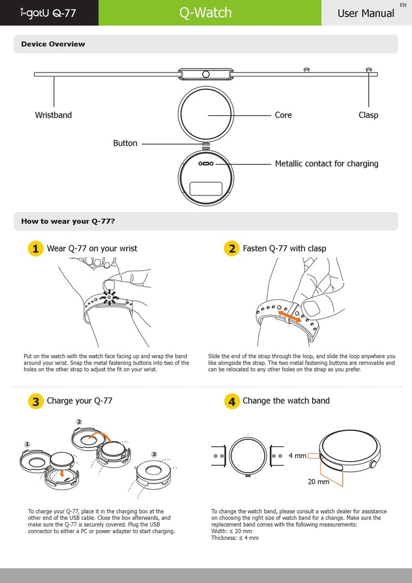 Q-watch I-gotU Q-77 user manual