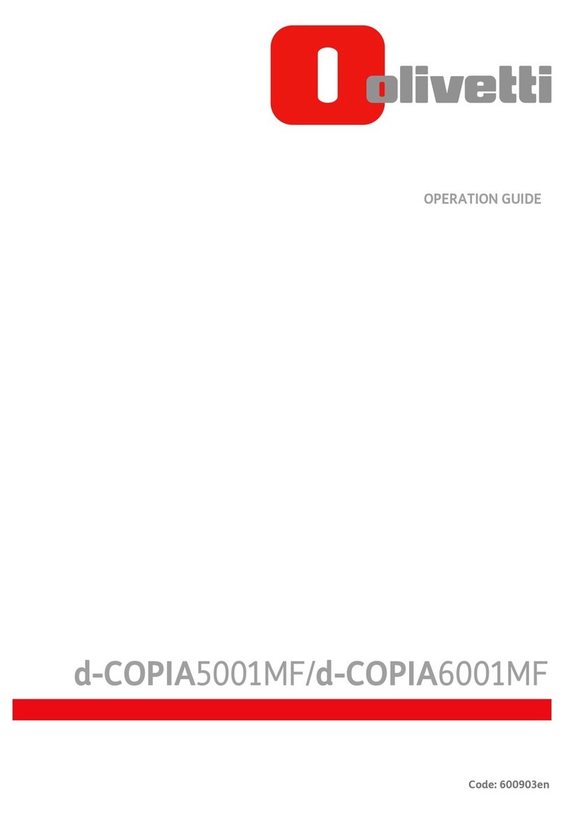 Olivetti d-COPIA5001MF User manual