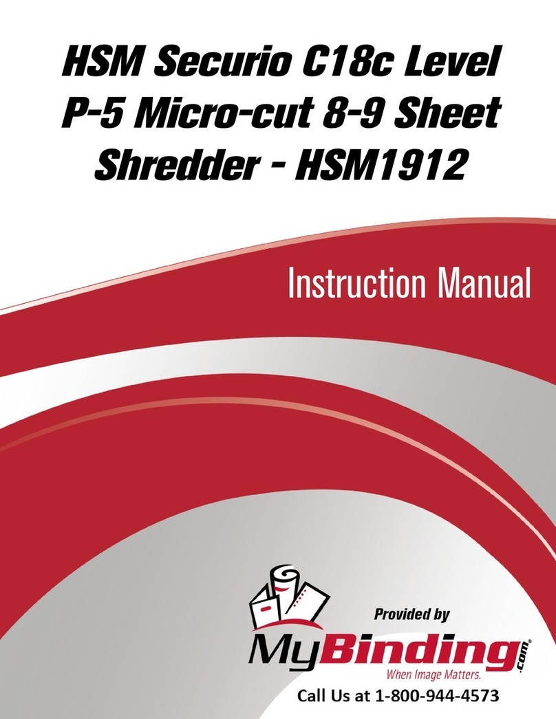 HSM HSM1912 User manual