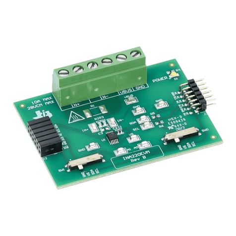 Texas Instruments INA220EVM user guide