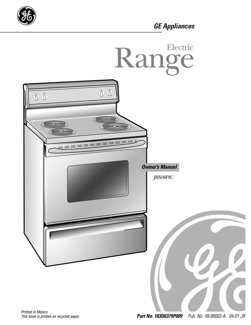 GE JBS08PICWW User manual