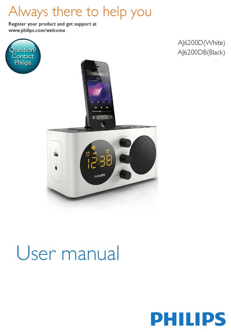 Philips AJ6200DB user manual