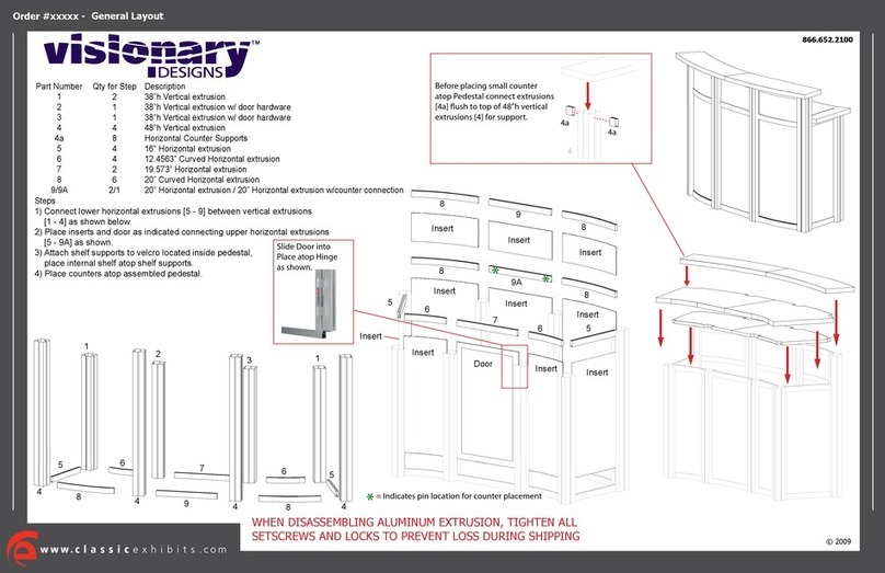 VISIONARY DESIGNS MOD-1143 quick start guide