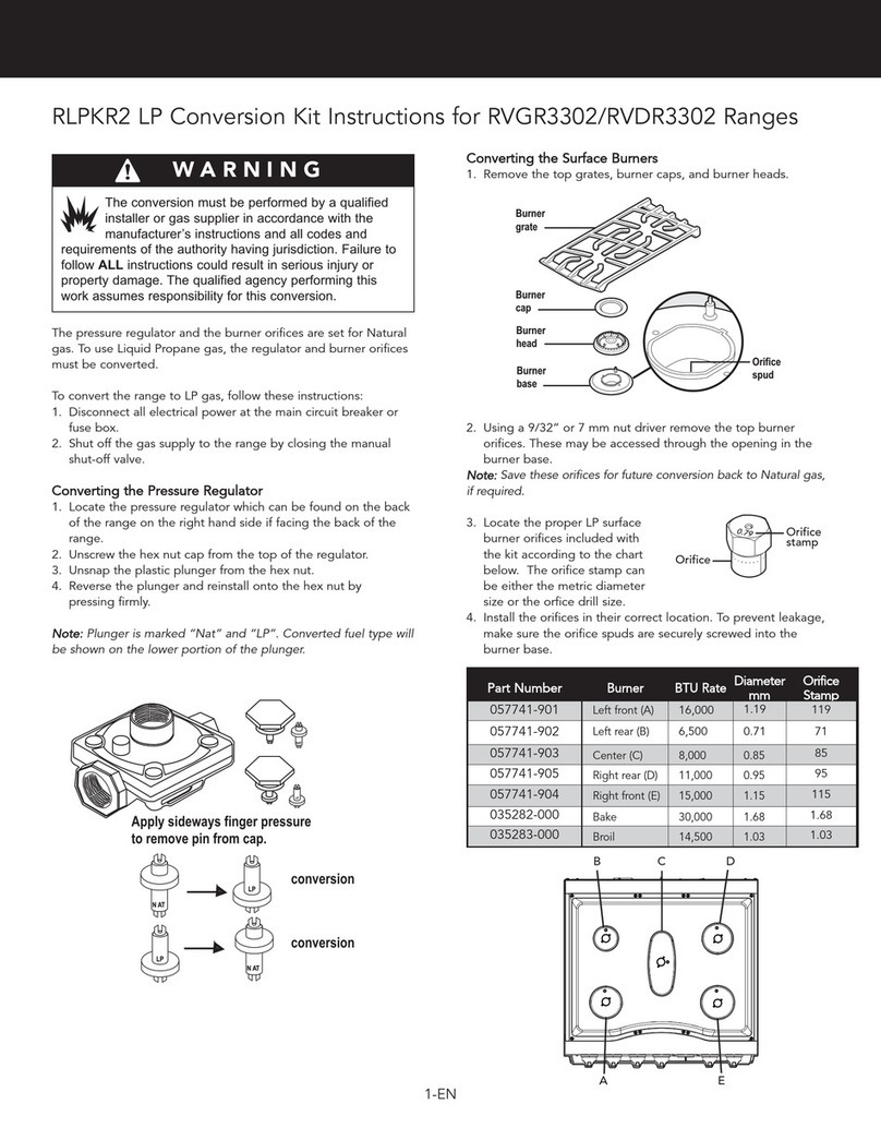Viking RLPKR2 User manual