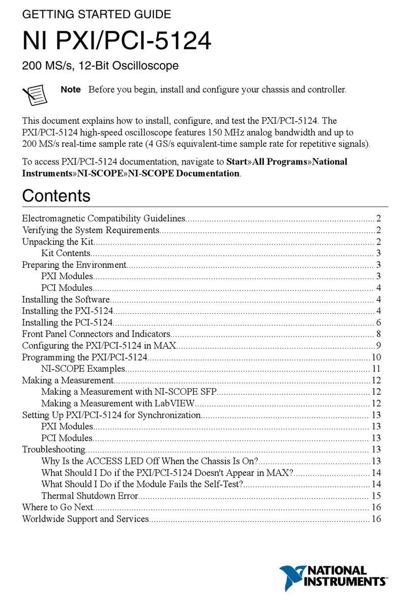 NI NI PCI-5124 User manual