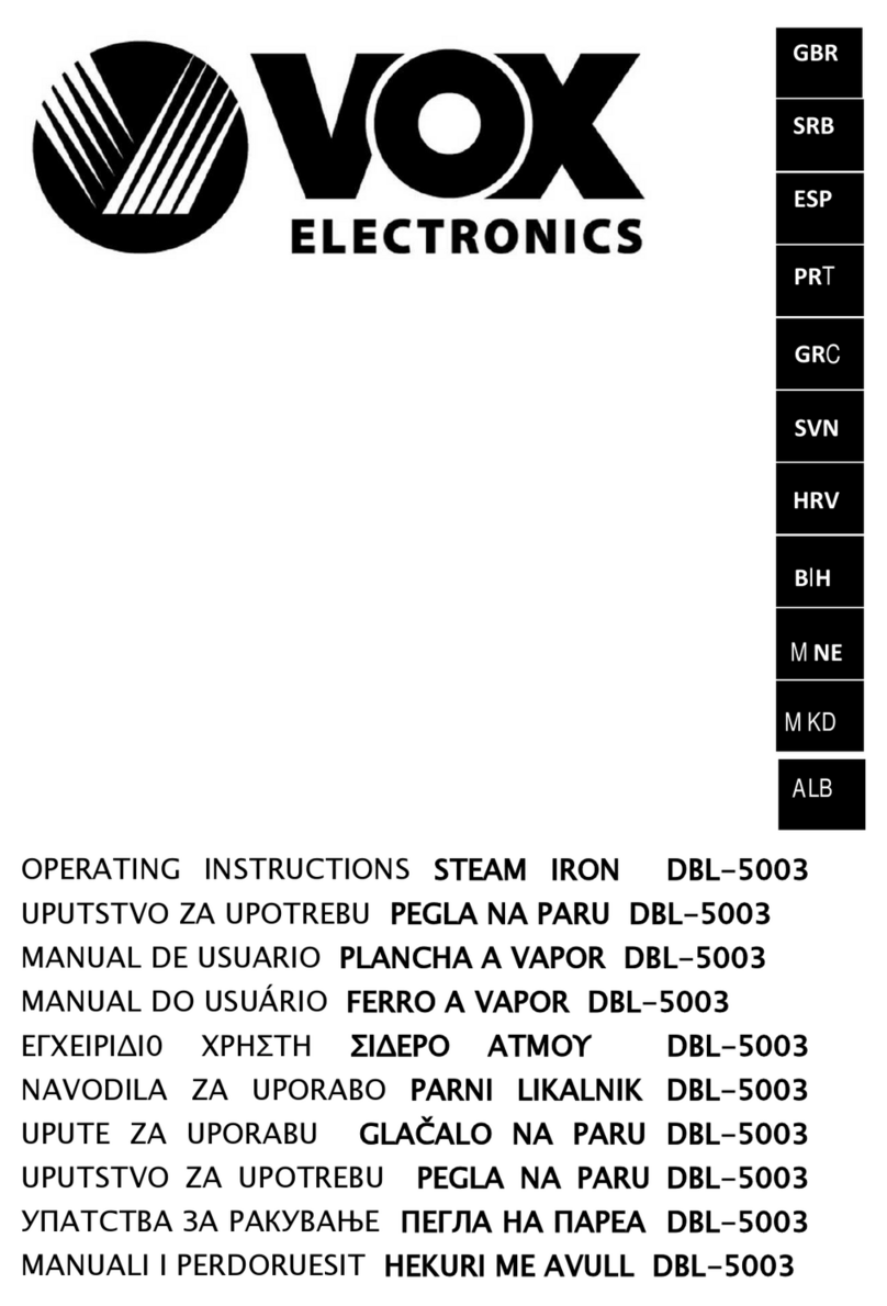 VOX electronics DBL-5003 User manual