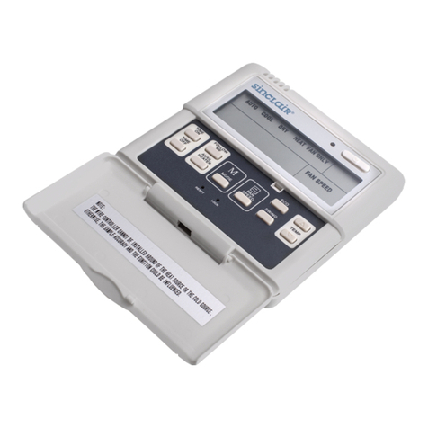 Sinclair SDV KJR-12B owner's manual