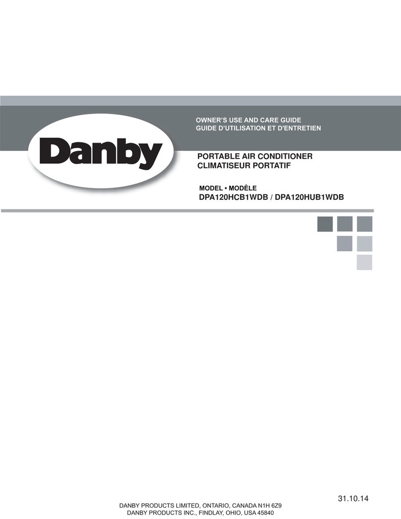 Danby DPA120HCB1WDB Assembly instructions