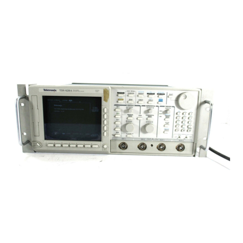 Tektronix TDS 620A User manual Tektronix TDS 620A User manual