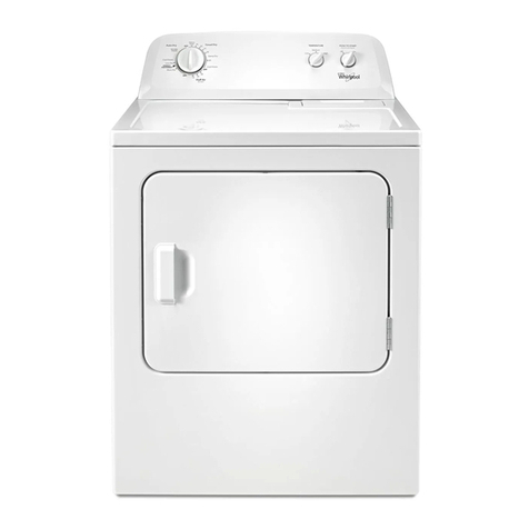 Whirlpool WED4985EW installation instructions