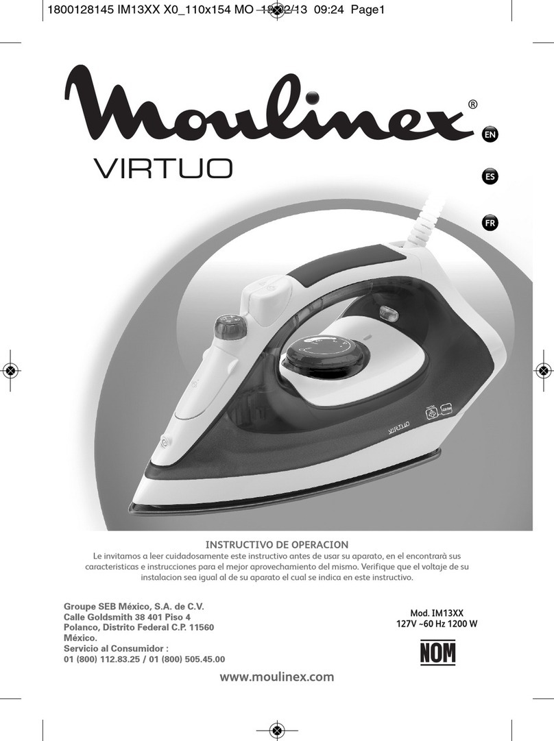 Moulinex VIRTUO IM13 Series User manual