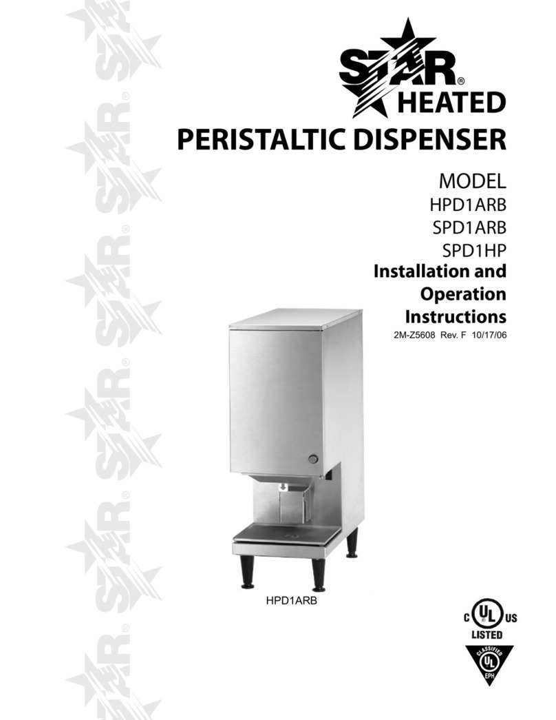 Star HPD1ARB SPD1ARB SPD1HP Assembly, installation and operation instructions