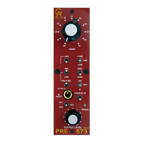 Golden Age Project 500 Series quick start guide