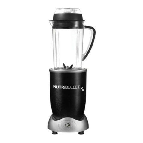 NUTRIBULLET Rx User manual NUTRIBULLET Rx User manual