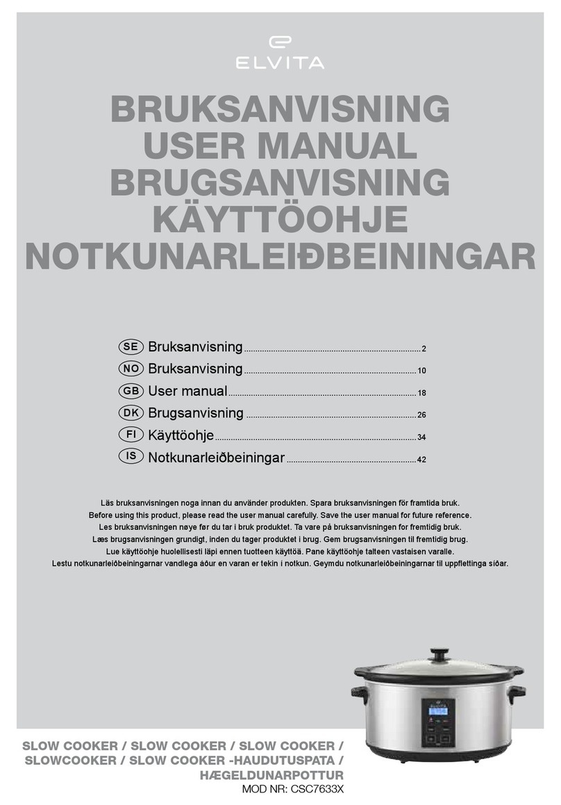 elvita CSC7633X User manual
