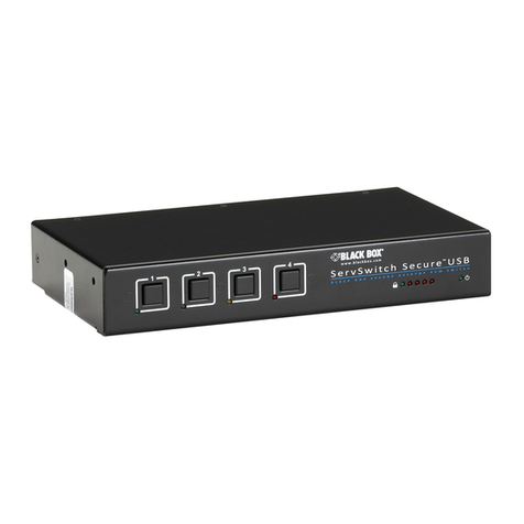 Black Box ServSwitch Secure SW2006A-USB-EAL manual