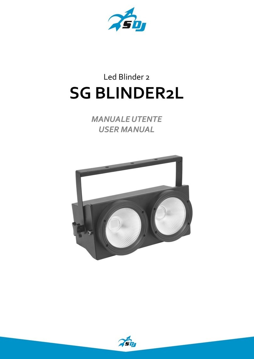SDJ Led Blinder 2 User manual