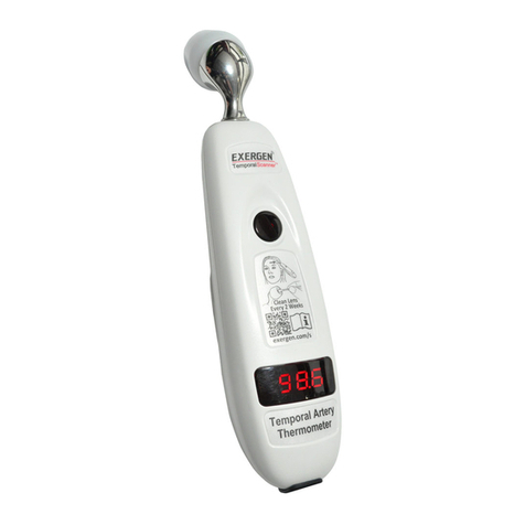 Exergen TemporalScanner TAT-5000S-RS232 Series User manual