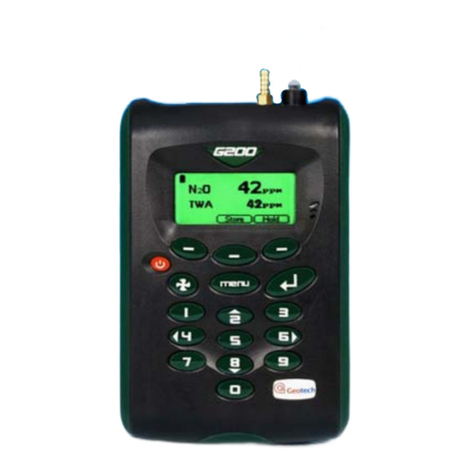 LANDTEC Geotech G200 operating manual